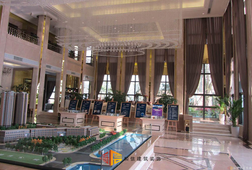 金域首府售樓部設計裝修 金域首府售樓部設計裝修